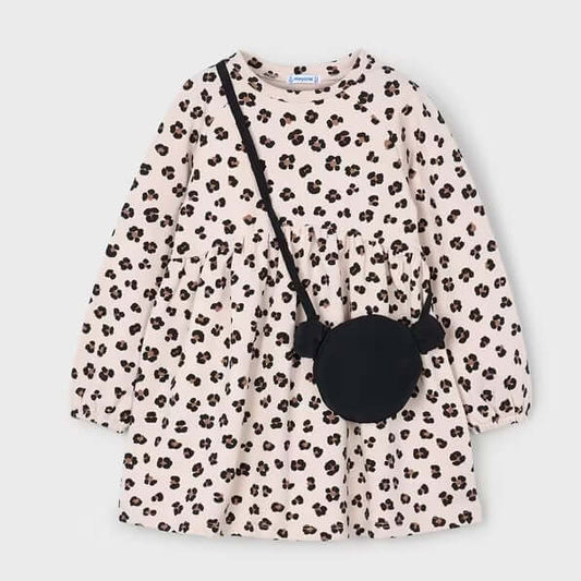 Vestido e bolsa MAYORAL leopardo 2 anos - 10 anos