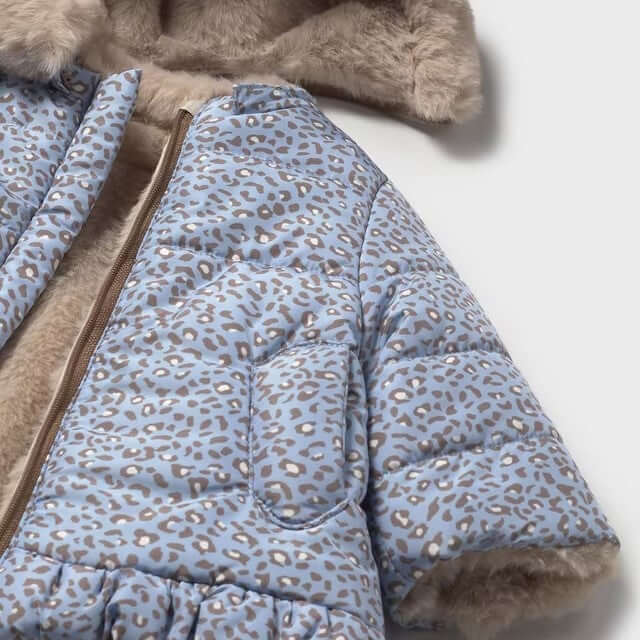 MAYORAL reversible jacket for newborn girls 2/4 MONTHS - 18 MONTHS