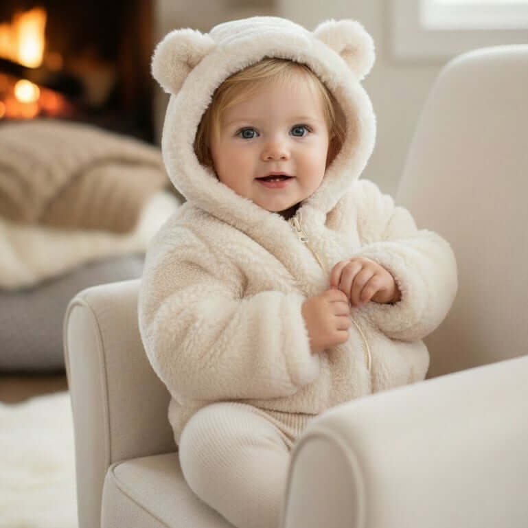 Pelliccia MONNALISA morbida panna 12 mesi