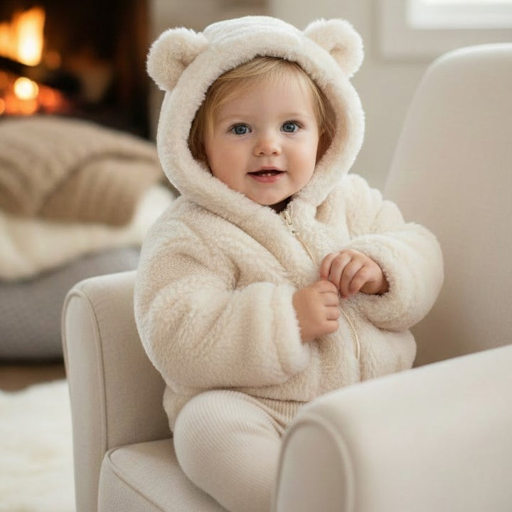 Pelliccia MONNALISA morbida panna 12 mesi