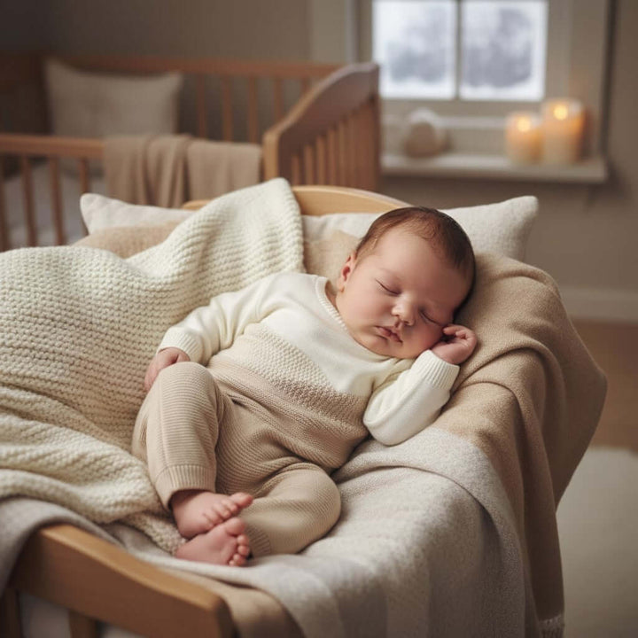 MAYORAL mameluco tricot beige 0 meses - 3 meses