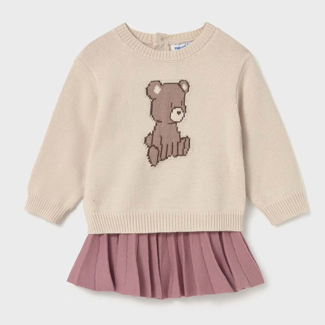 Conjunto camisola e saia plissada MAYORAL 6 meses - 4 anos