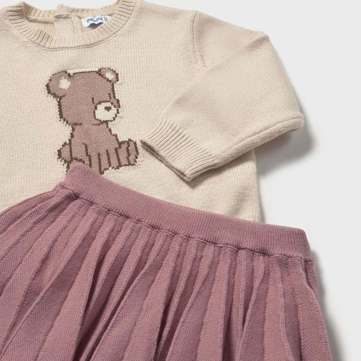 Conjunto camisola e saia plissada MAYORAL 6 meses - 4 anos