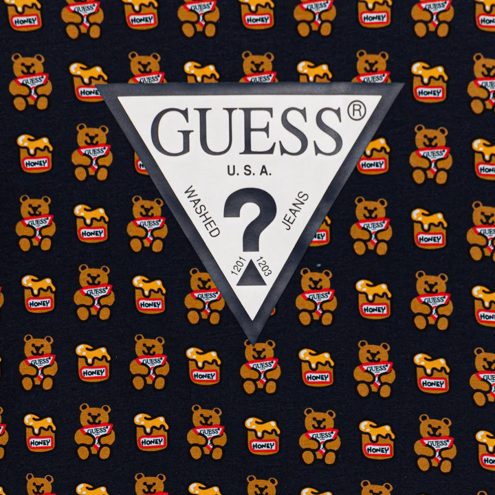 Blue GUESS t-shirt with logoed teddy bears 3 months - 7 years