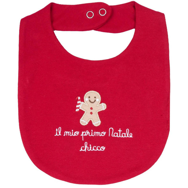 CHICCO Meu primeiro babador de Natal e pão de gengibre