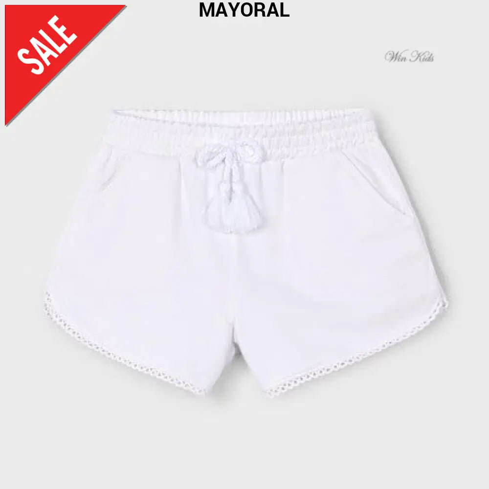 Pantaloncino MAYORAL sportivo bianco basico 2 anni - 10 anni Bermuda