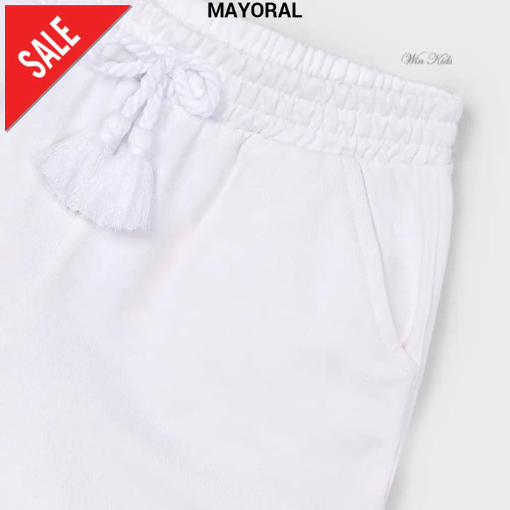 Pantaloncino MAYORAL sportivo bianco basico 2 anni - 10 anni Bermuda