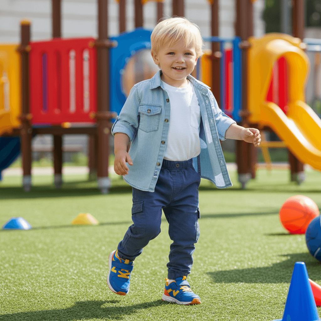 Pantalone MAYORAL cargo blu bambino