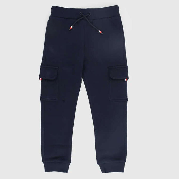 Pantalone TOMMY HILFIGER modello tasconato cargo con interno felpato 12 mesi - 4 anni