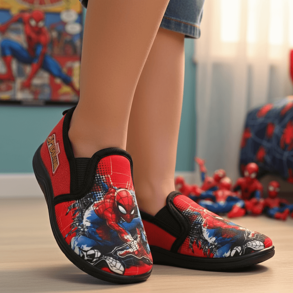 Pantofola SPIDERMAN slip on rossa