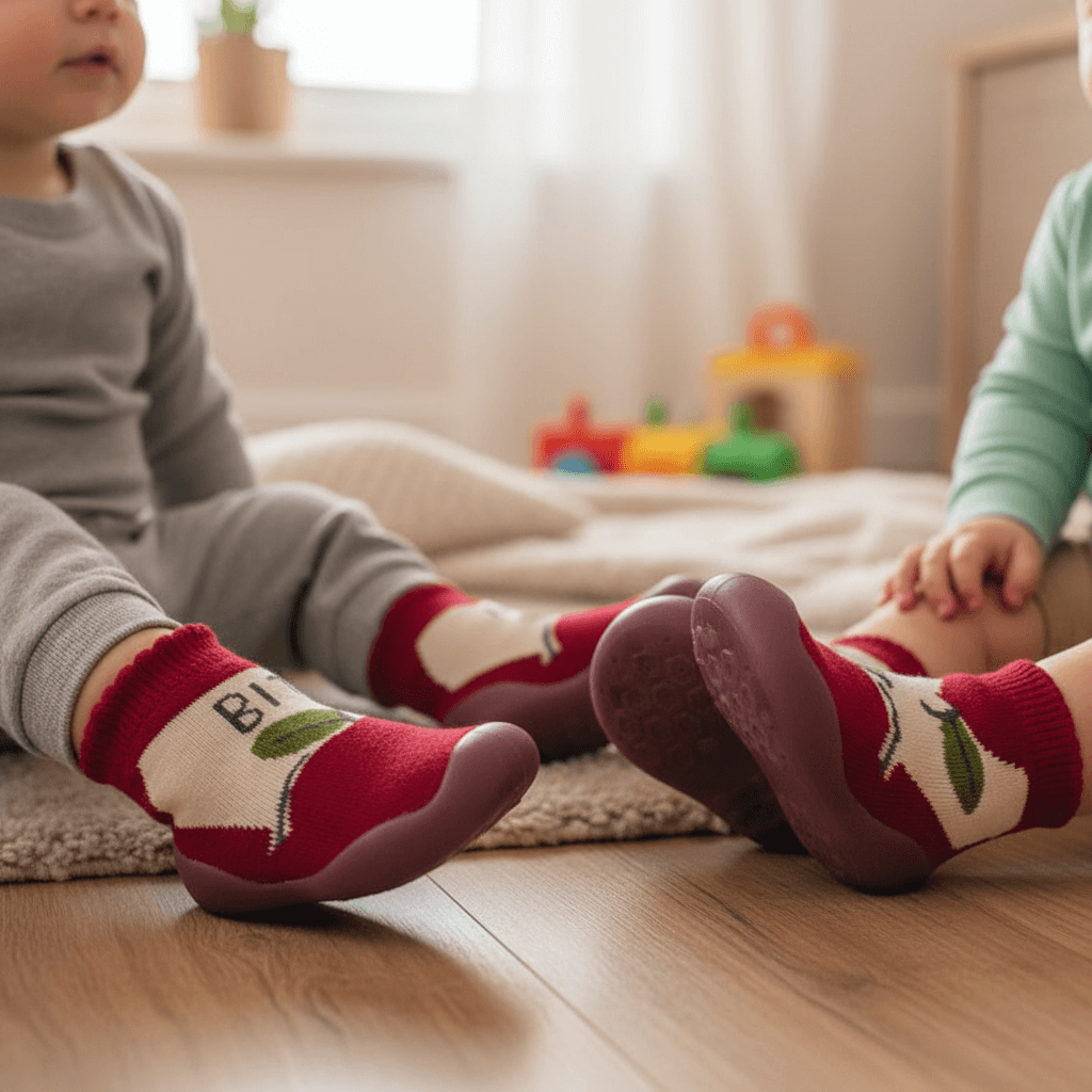 Pantofole MAYORAL apple in primissimo piano