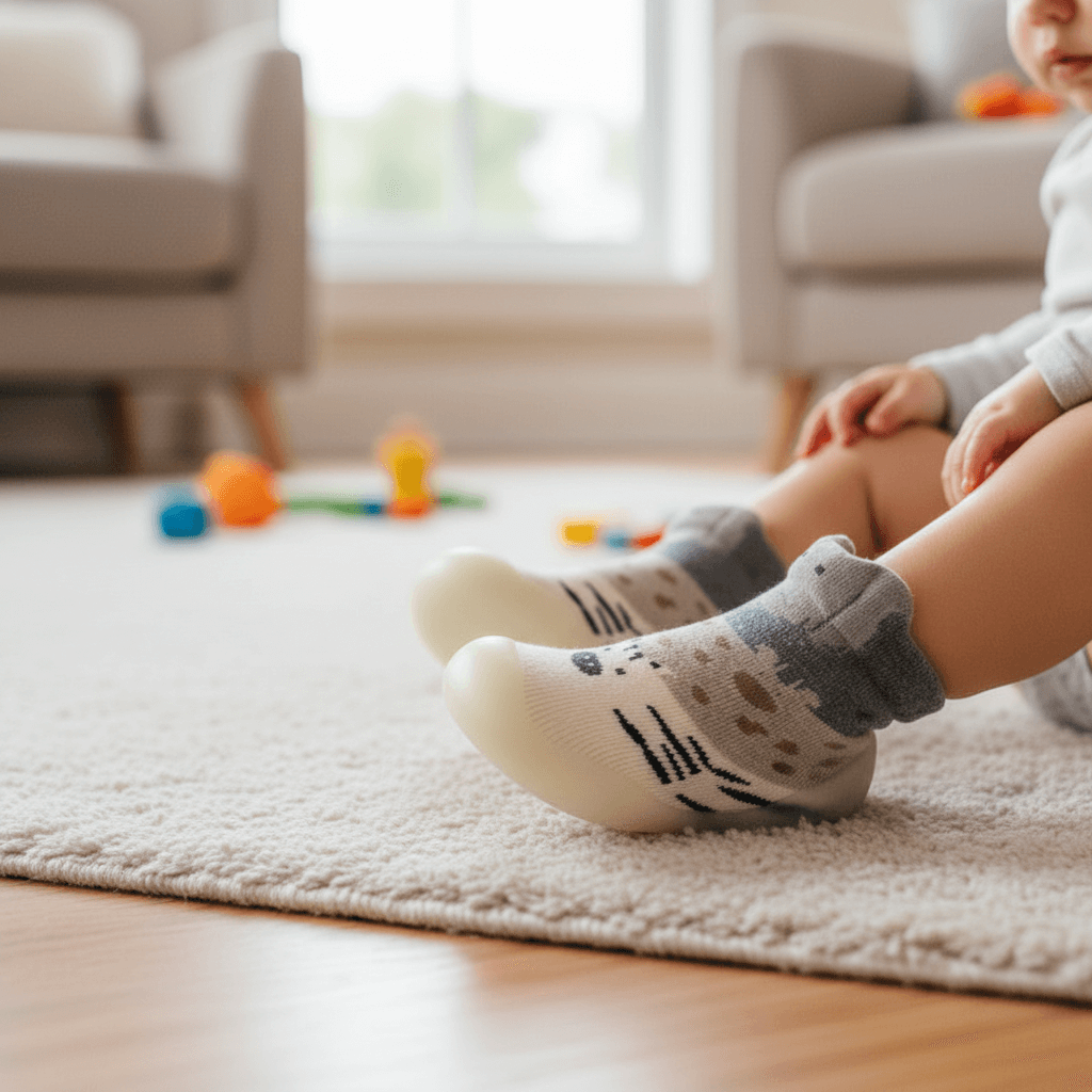 Pantofole MAYORAL jungle in primissimo piano