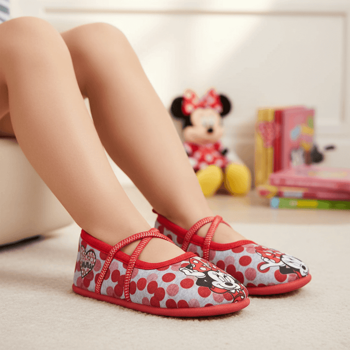 Pantofole MINNIE ballerina rosse
