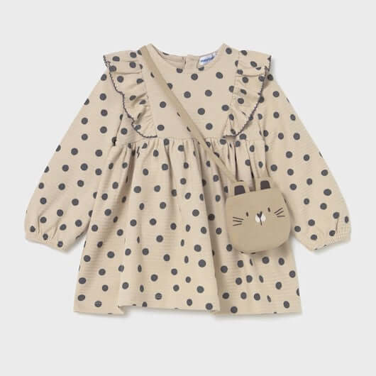 Abito MAYORAL a pois con borsetta 6 mesi - 4 anni