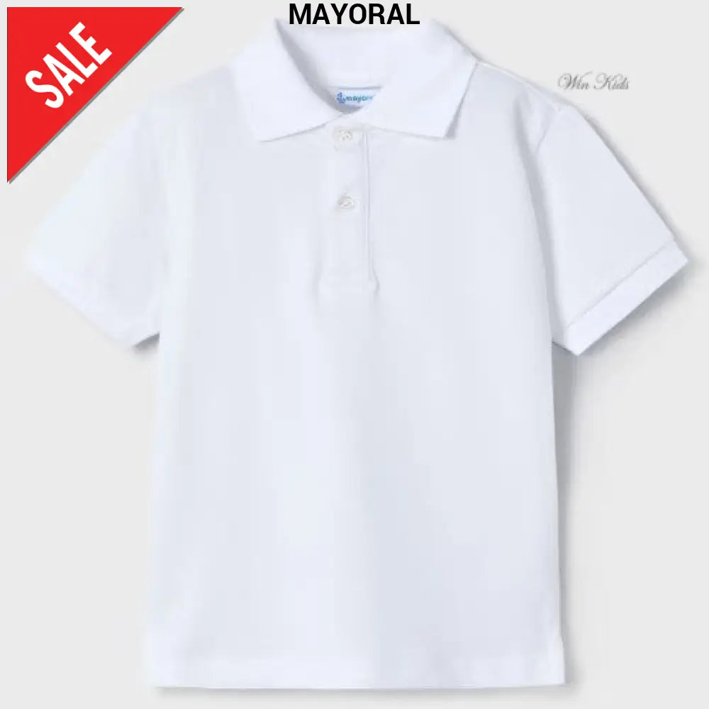 MAYORAL white cotton polo shirt 2 years - 10 years Polo