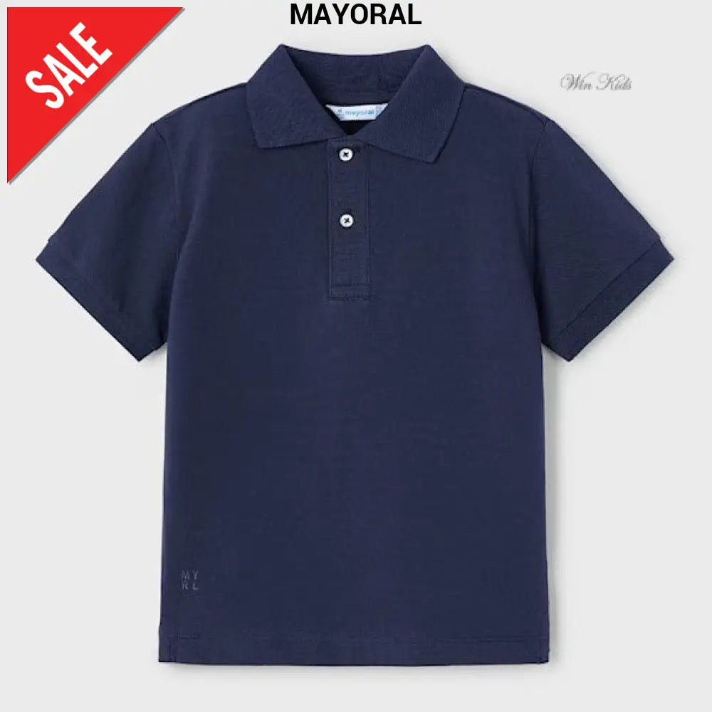 Polo MAYORAL da bambino in cotone blu 2 anni - 10 anni Polo