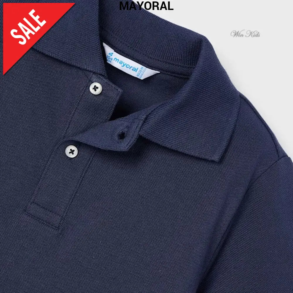 Polo MAYORAL da bambino in cotone blu 2 anni - 10 anni Polo