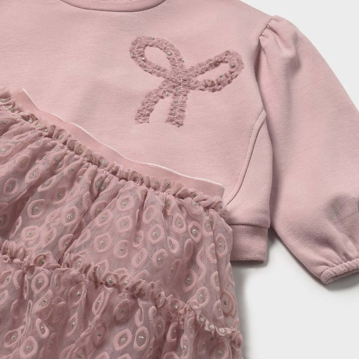 Conjunto moletom e saia rosa MAYORAL 6 meses - 4 anos