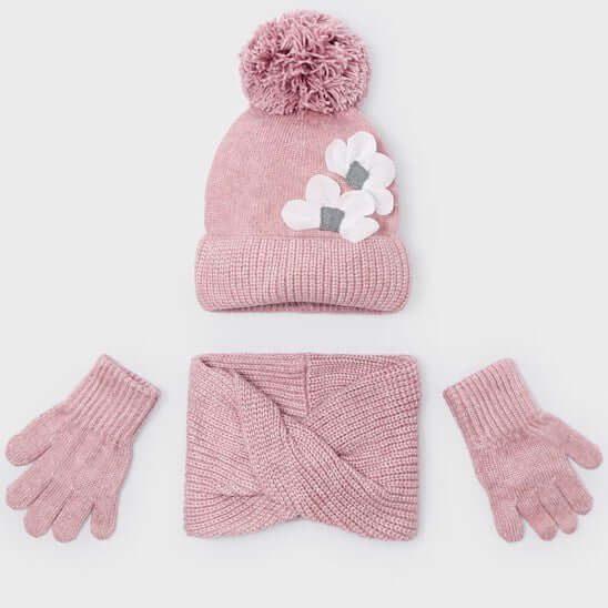 MAYORAL neck warmer hat and gloves 4 years - 10 years