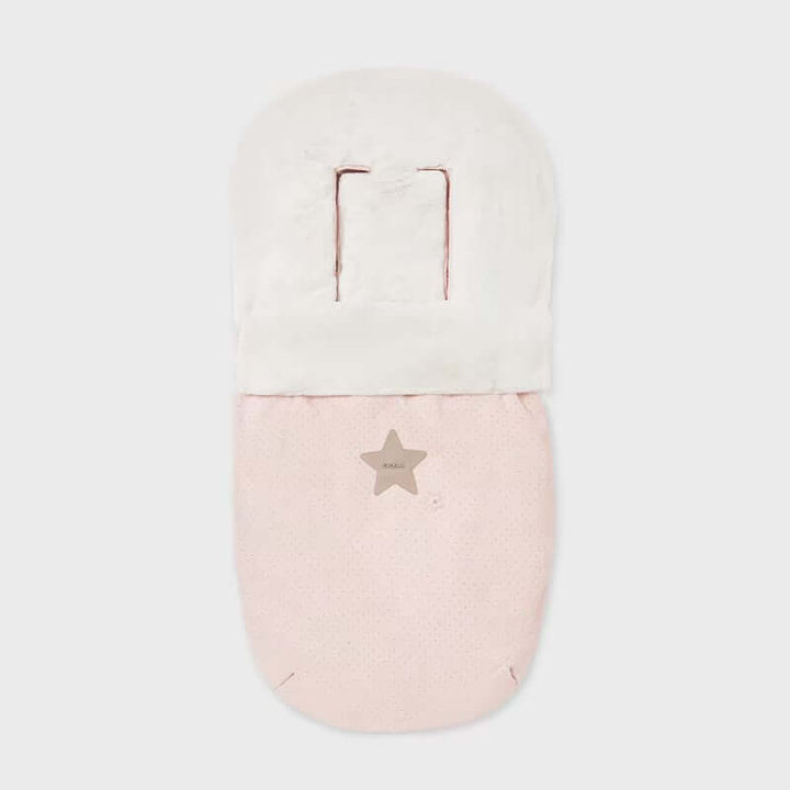 MAYORAL baby fur stroller lining pink