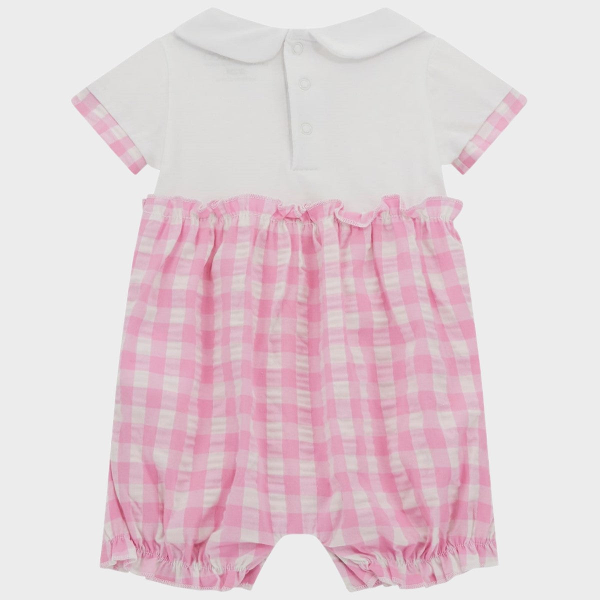 GUESS white and pink romper from 0-3 months to 12 months