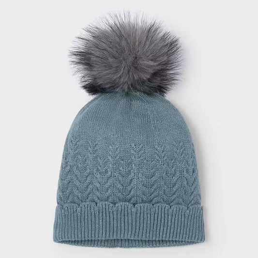 Cappello MAYORAL salvia pompon grigio 4 anni - 16 anni