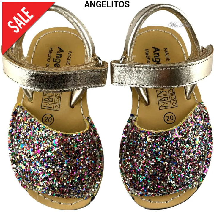 Sandali ANGELITOS glitter multicolor 20 - 34 Sandali