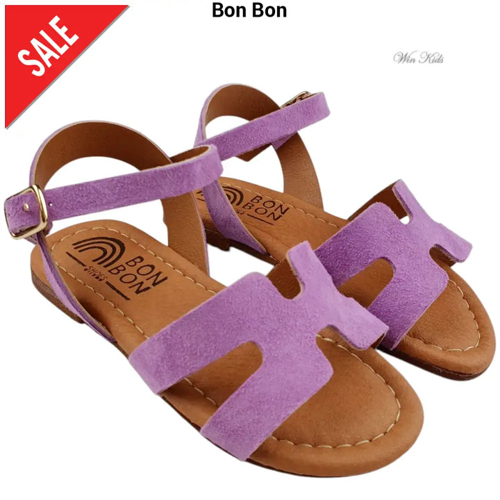 Sandali BON BON Made in Italy lilla 20 - 34 Sandali