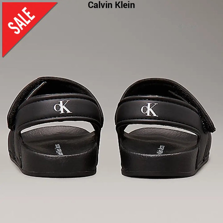 Sandali CALVIN KLEIN per bambini nero con velcro dal 24 fino al 34 Sandali