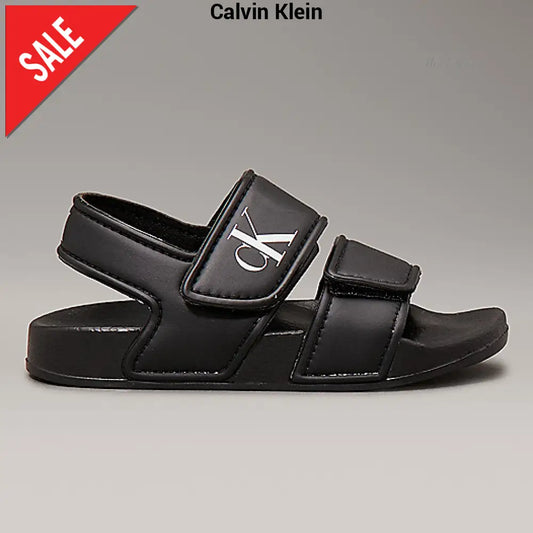 Sandali CALVIN KLEIN per bambini nero con velcro dal 24 fino al 34 Sandali