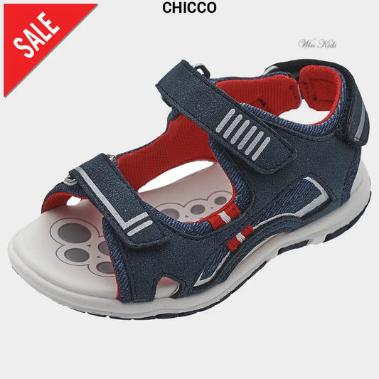 Sandali CHICCO blu e jeans con chiusura velcro dal 20 al 29 Sandali