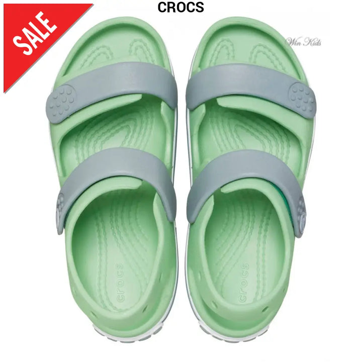 Sandali CROCS bambini verde doppio velcro 23 - 34 Sandali