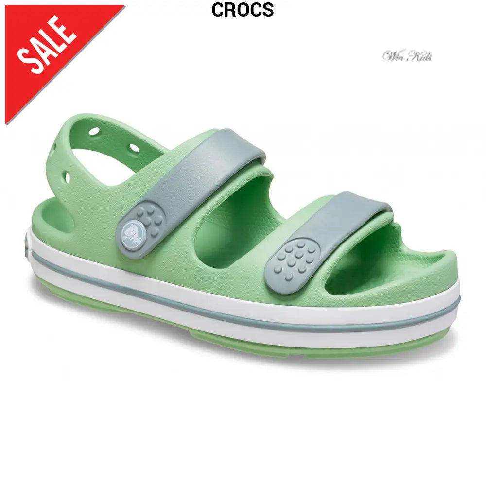 Sandali CROCS bambini verde doppio velcro 23 - 34 Sandali