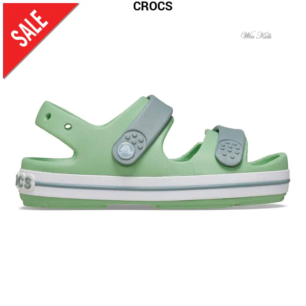 Sandali CROCS bambini verde doppio velcro 23 - 34 Sandali