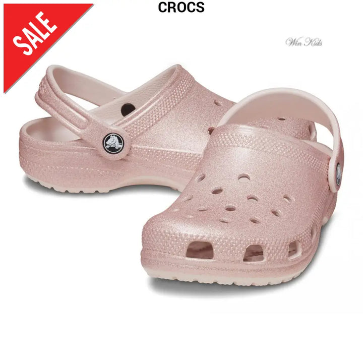 Sandali CROCS glitterati rosa bambina 30 - 37 Sandali