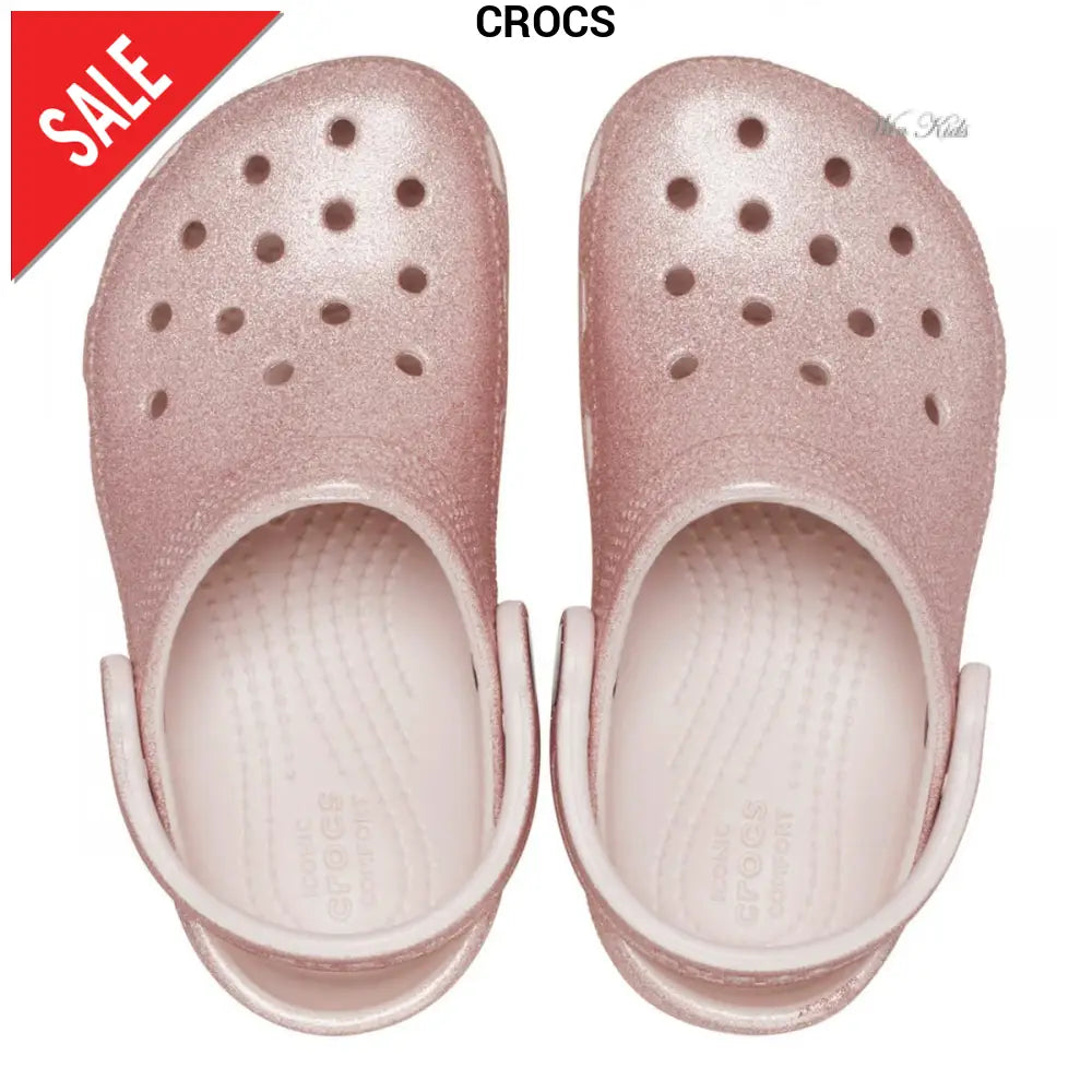 Sandali CROCS glitterati rosa bambina 30 - 37 Sandali