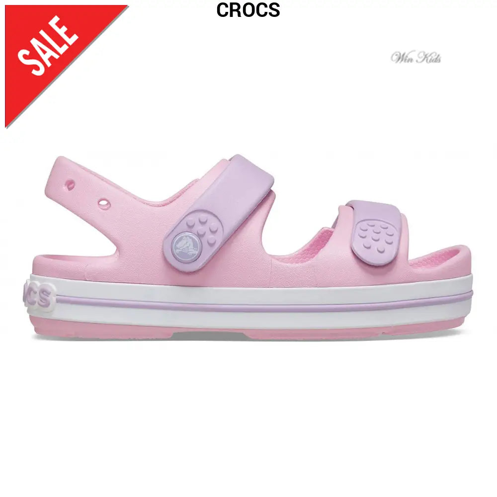 Sandali CROCS rosa bambina doppio velcro 28 - 35 Sandali