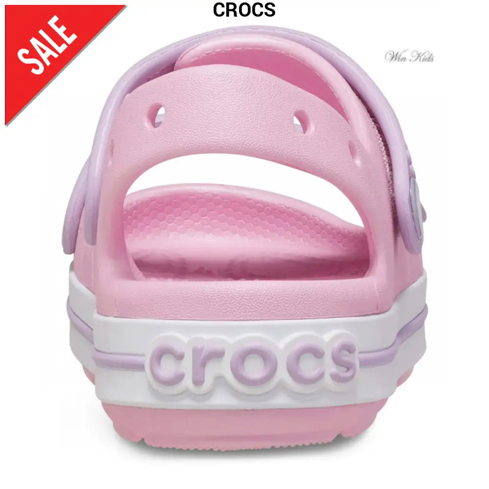 Sandali CROCS rosa bambina doppio velcro 28 - 35 Sandali