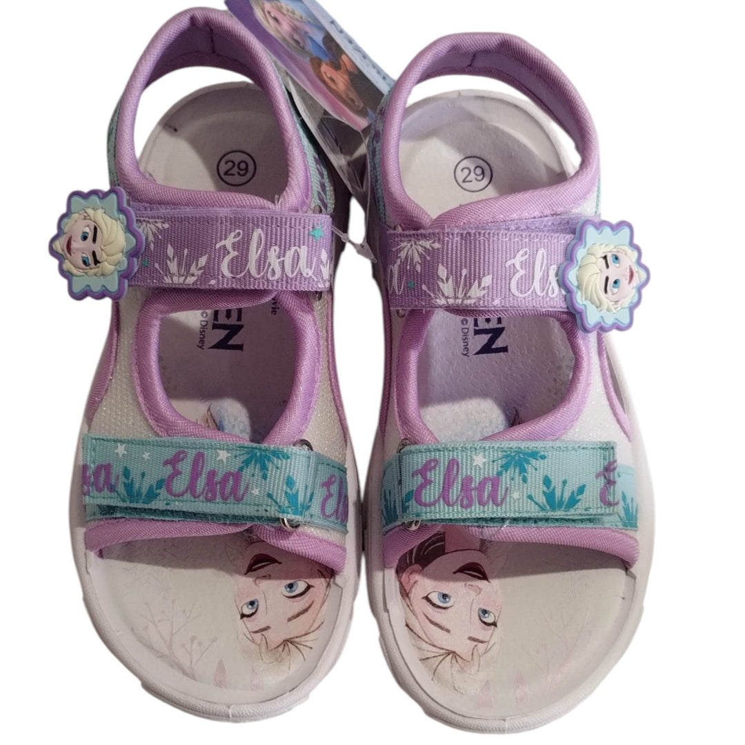 Sandali DISNEY Minnie da passeggio lilla e celeste con luci taglie 29 - 33