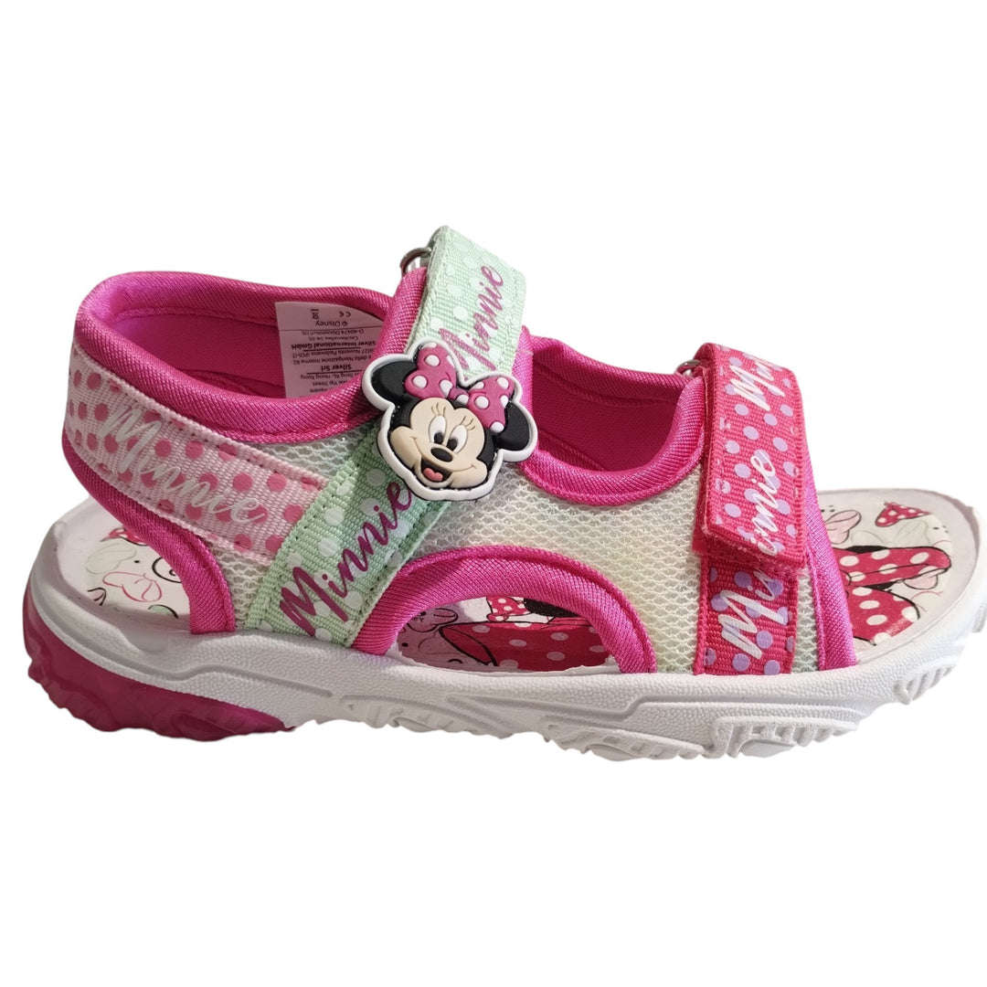Sandali DISNEY Minnie da passeggio arcobaleno con luci taglie 28 - 33