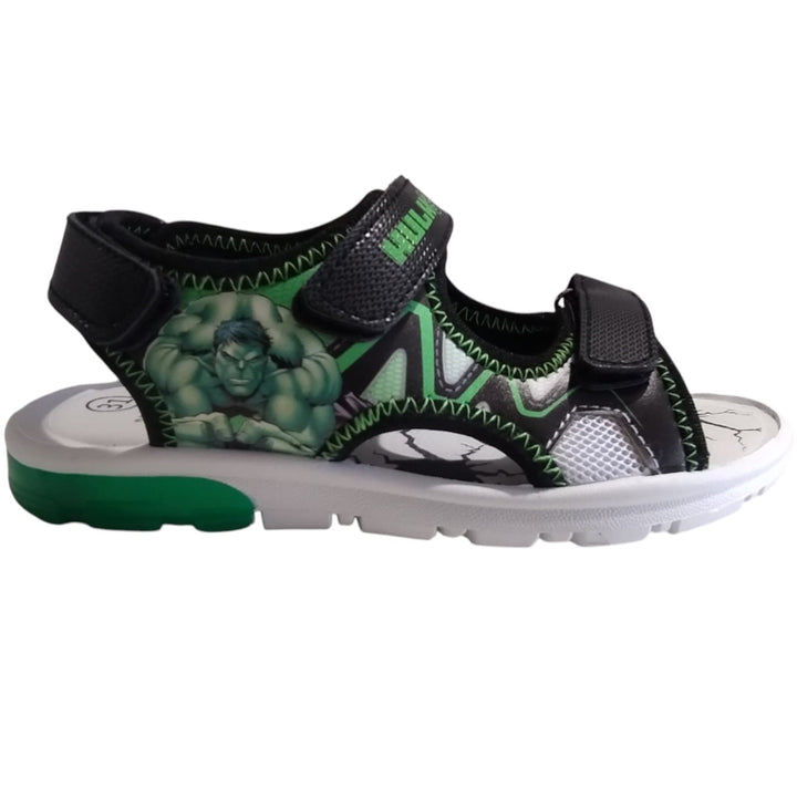 Sandali MARVEL HULK da passeggio nero con luci taglie 31 - 33