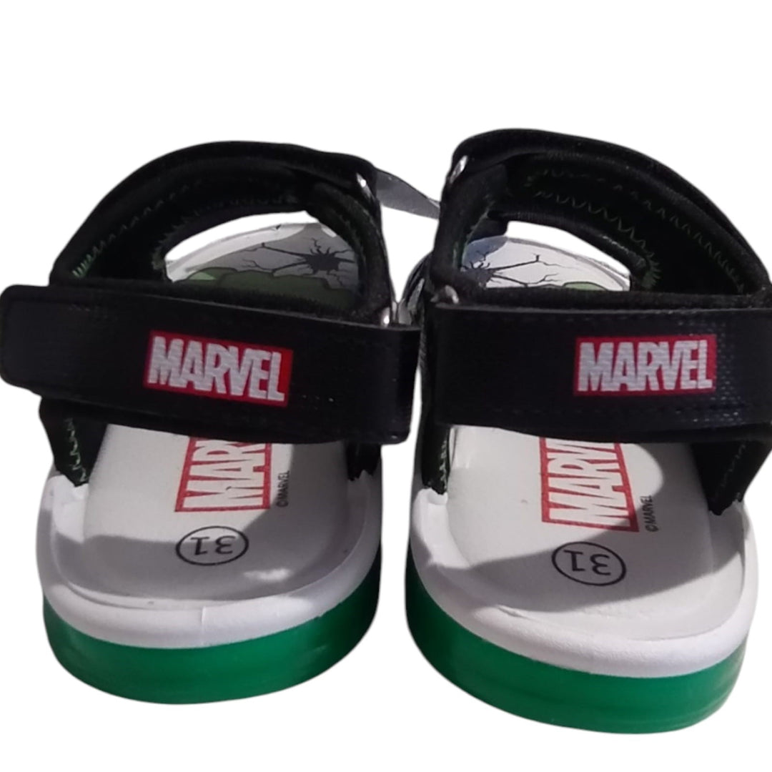 Sandali MARVEL HULK da passeggio nero con luci taglie 31 - 33