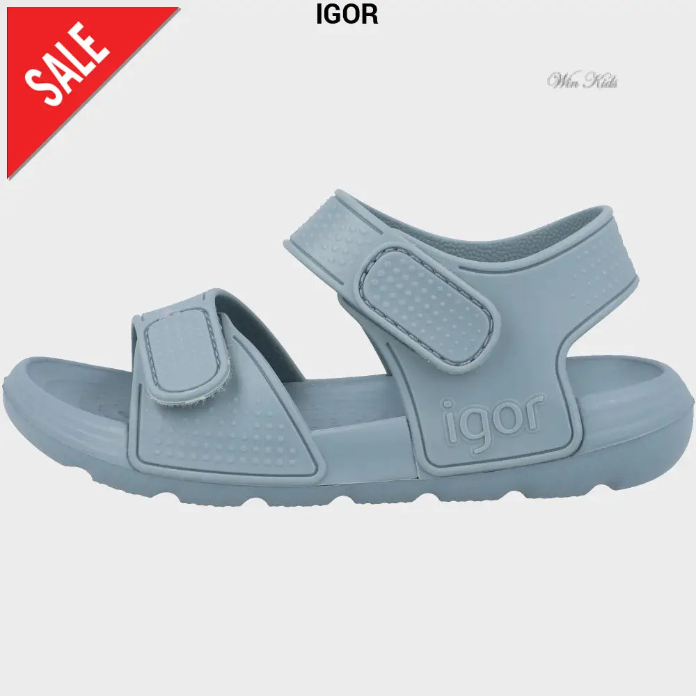 Sandali IGOR in gomma con velcro oceano 22 - 30 Sandali