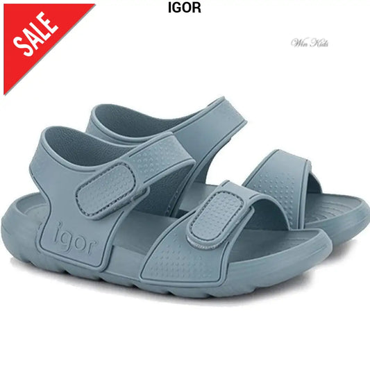 Sandali IGOR in gomma con velcro oceano 22 - 30 Sandali