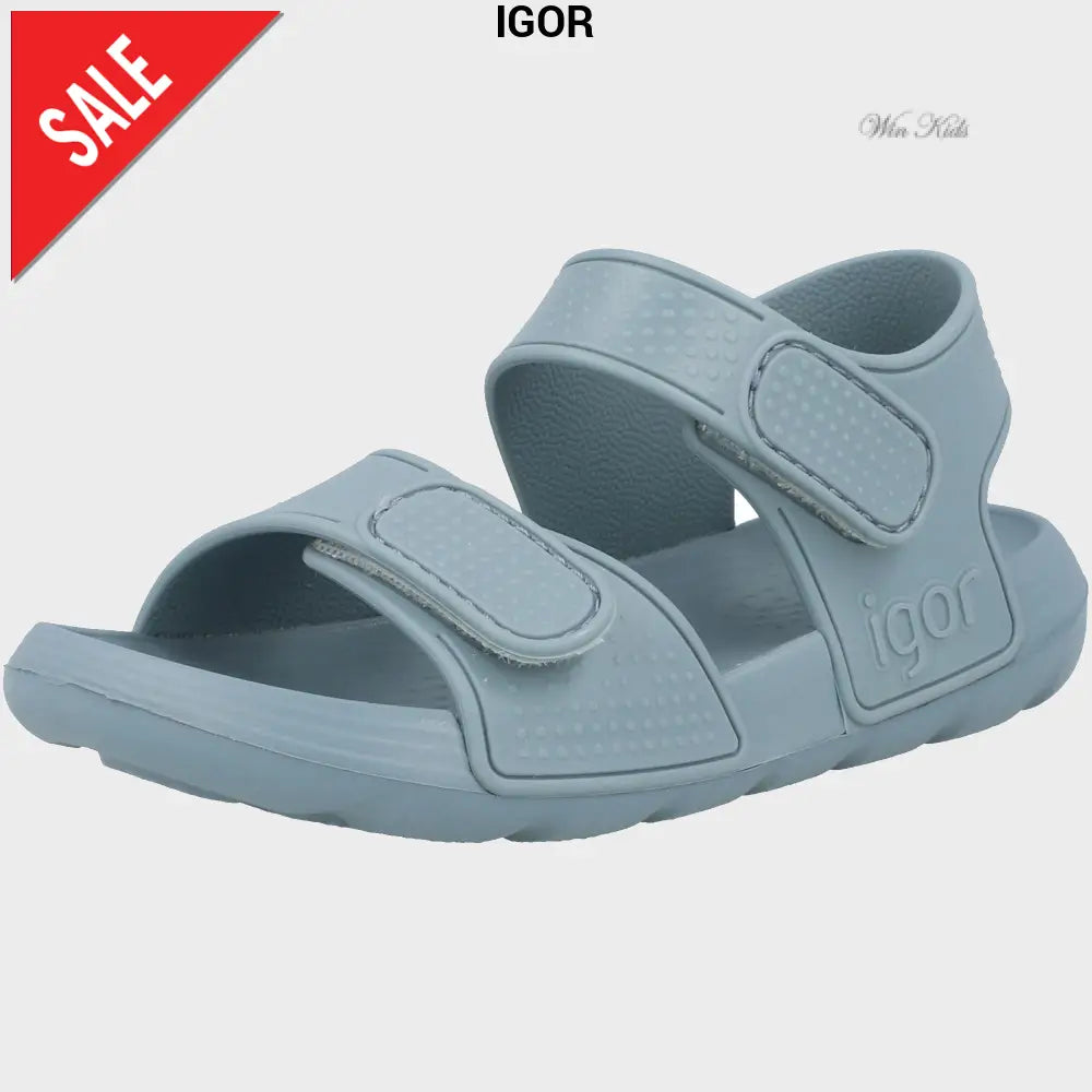 Sandali IGOR in gomma con velcro oceano 22 - 30 Sandali