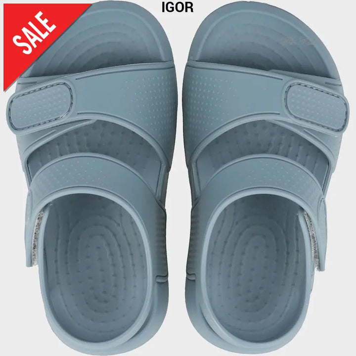 Sandali IGOR in gomma con velcro oceano 22 - 30 Sandali