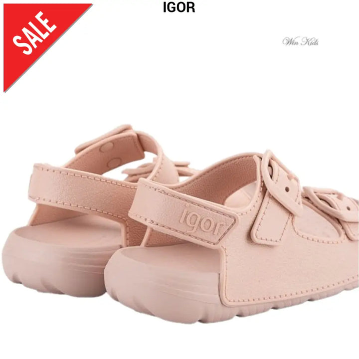 Sandali IGOR modello Maui doppia fibbia color rosa 22 - 34 Sandali