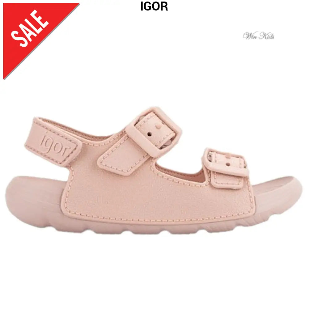 Sandali IGOR modello Maui doppia fibbia color rosa 22 - 34 Sandali