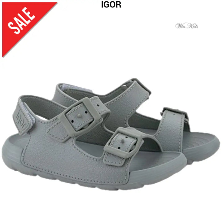 Sandali IGOR modello Maui doppia fibbia color verde 22 - 34 Sandali