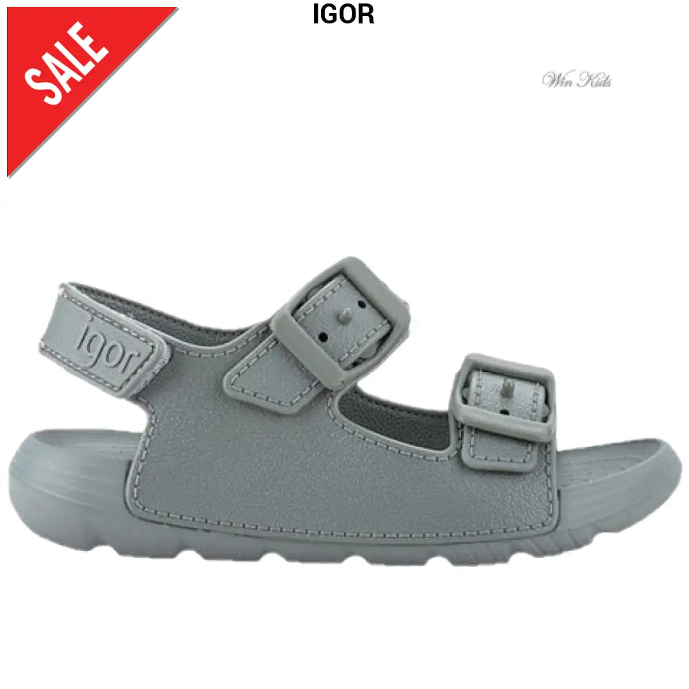 Sandali IGOR modello Maui doppia fibbia color verde 22 - 34 Sandali